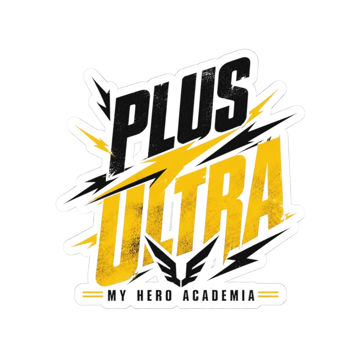 My Hero Academia "Plus Ultra" Sticker - alternate angle 2, merchandise
