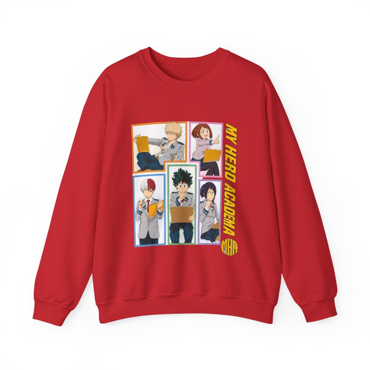 My Hero Academia Students Grid T-Shirts - alternate angle 5, merchandise