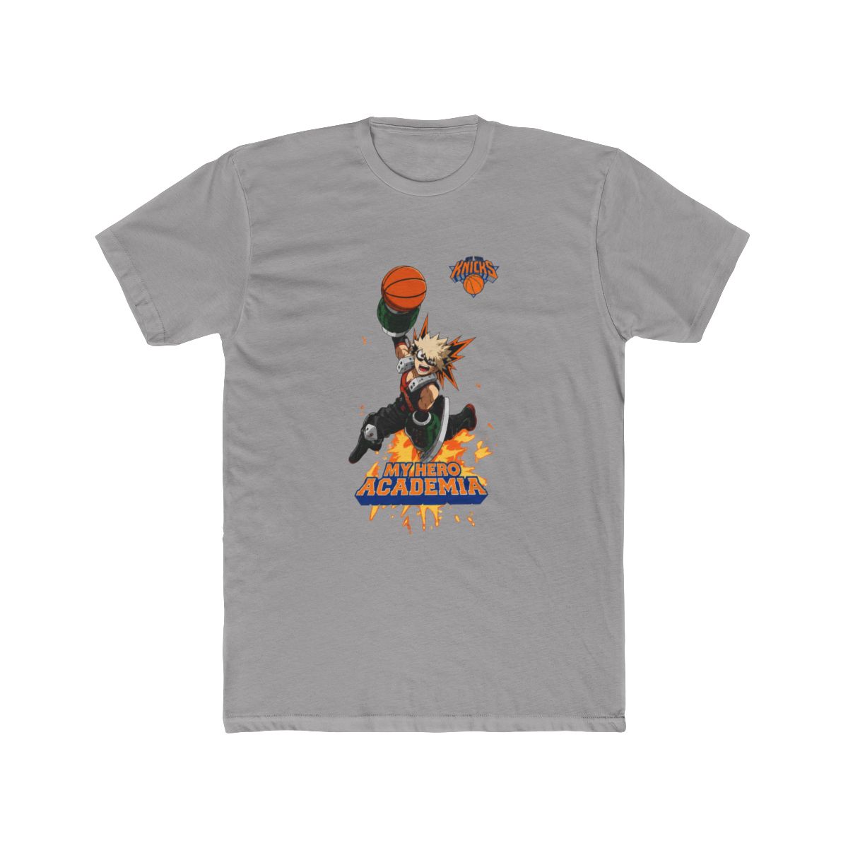 Hyperfly NBA x My Hero Academia Bakugo New York Knicks T Shirt - Official T-Shirts merchandise