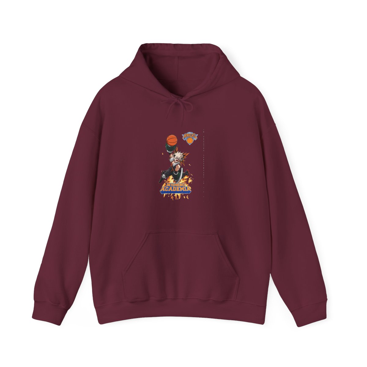 Hyperfly NBA x My Hero Academia Bakugo New York Knicks Hoodie - alternate angle 3, merchandise