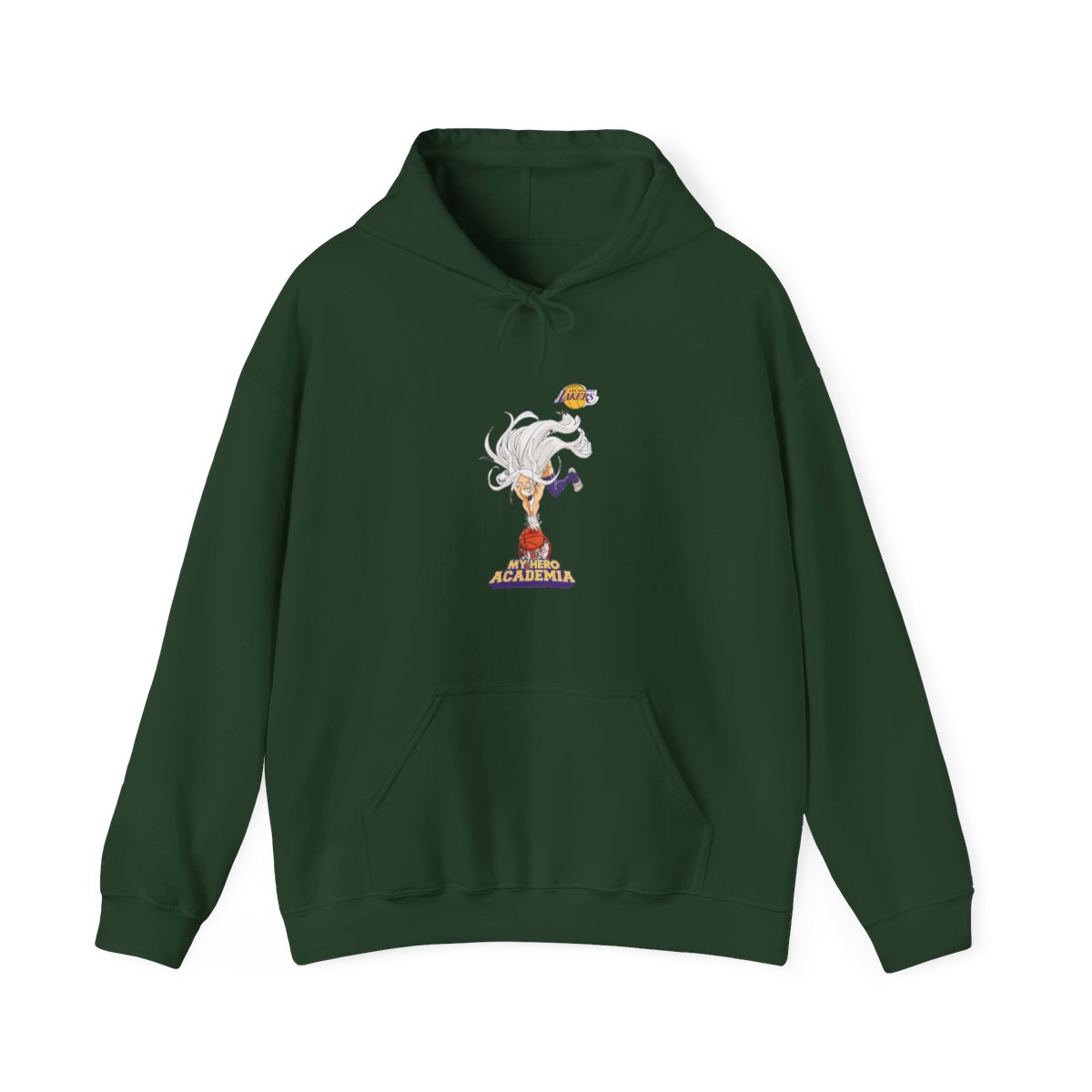 Hyperfly NBA x My Hero Academia Mirko Los Angeles Lakers Hoodie - alternate angle 5, merchandise