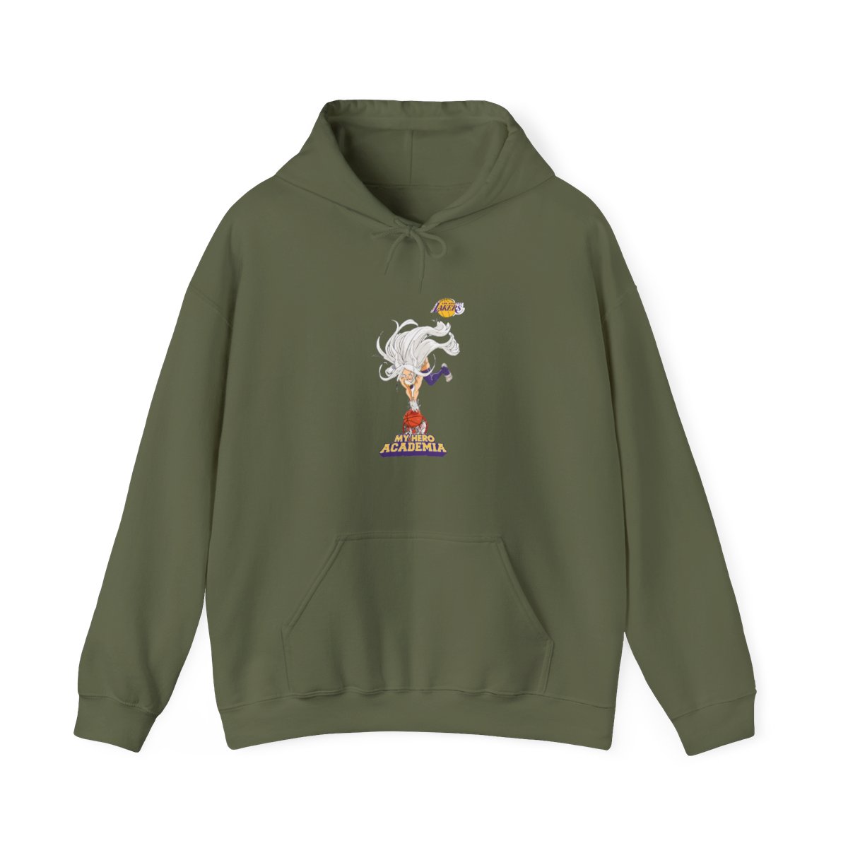 Hyperfly NBA x My Hero Academia Mirko Los Angeles Lakers Hoodie - alternate angle 4, merchandise