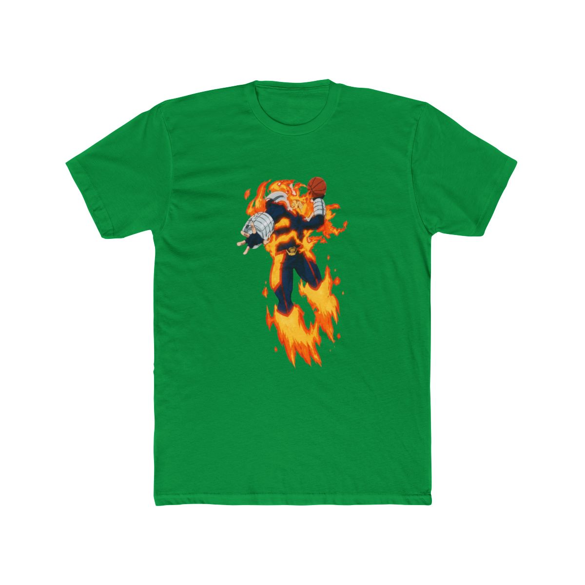 Hyperfly NBA x My Hero Academia Endeavor Golden State Warriors T Shirt - alternate angle 4, merchandise