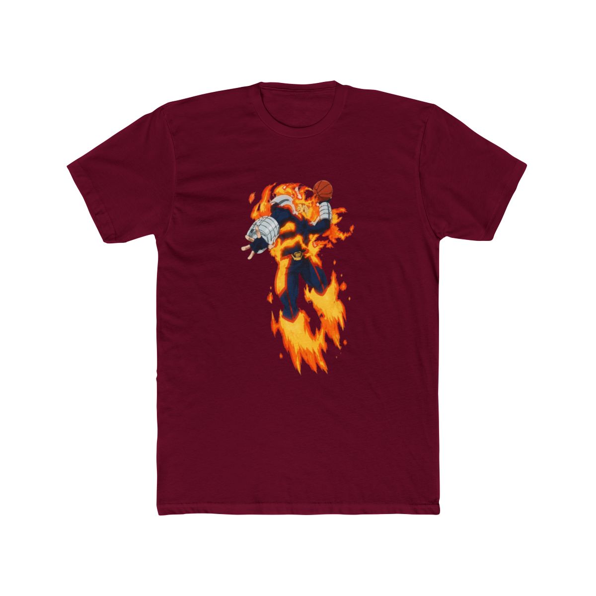 Hyperfly NBA x My Hero Academia Endeavor Golden State Warriors T Shirt - alternate angle 5, merchandise