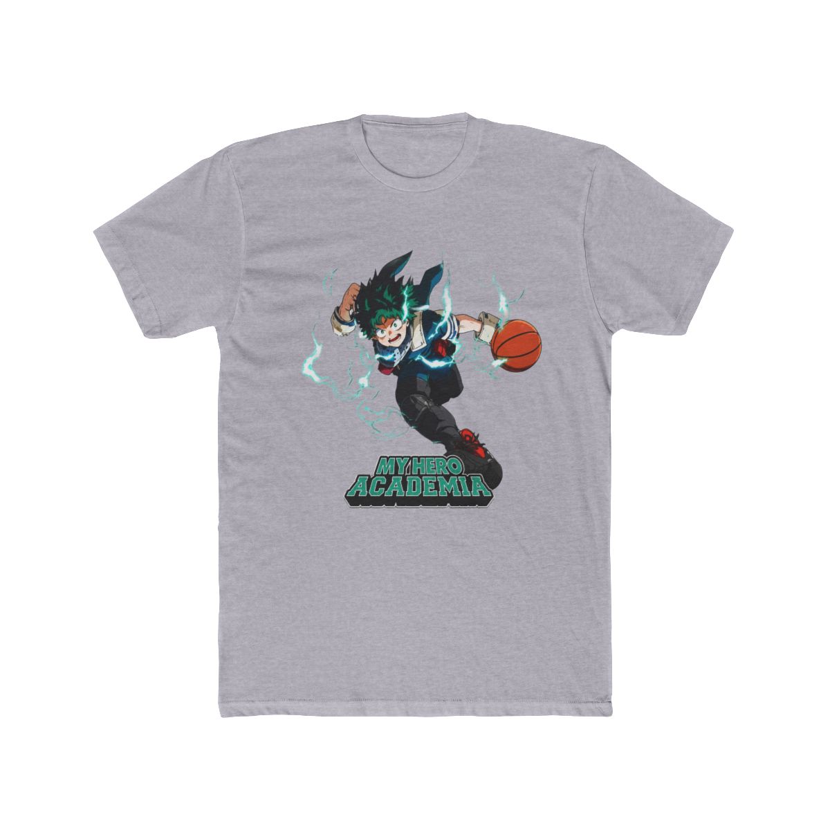 Hyperfly NBA x My Hero Academia Deku Boston Celtics T Shirt - alternate angle 3, merchandise