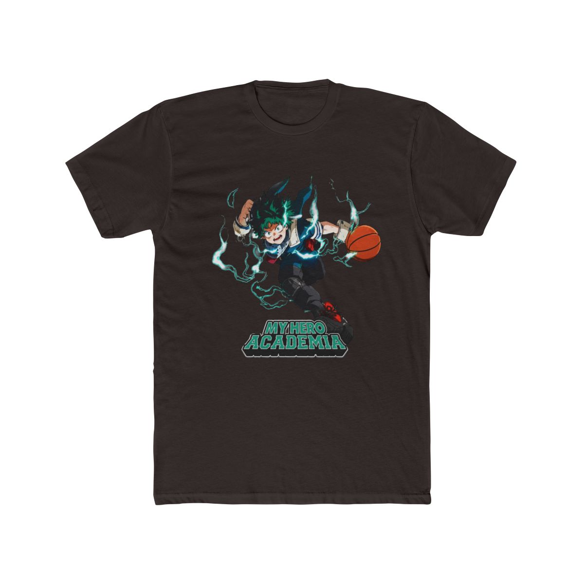 Hyperfly NBA x My Hero Academia Deku Boston Celtics T Shirt - alternate angle 2, merchandise
