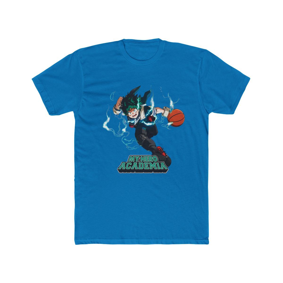 Hyperfly NBA x My Hero Academia Deku Boston Celtics T Shirt - alternate angle 5, merchandise