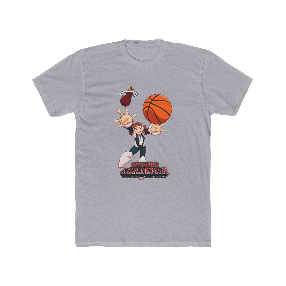 Hyperfly NBA x My Hero Academia Ochaco Miami Heat T Shirt - alternate angle 3, merchandise