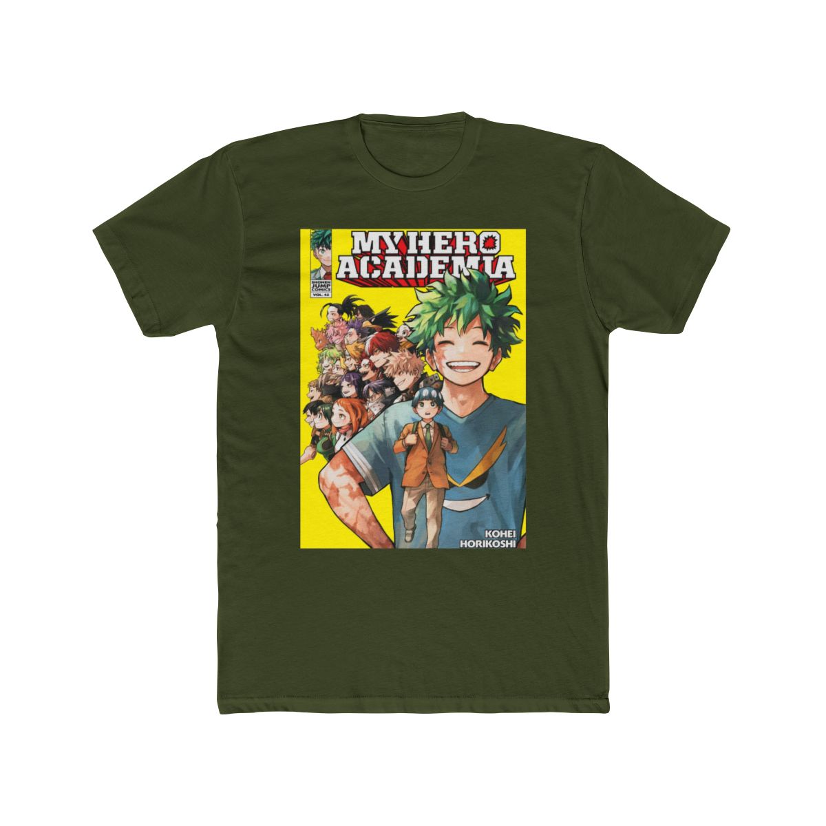 Yellow Rare Cover My Hero Academia T Shirt - alternate angle 5, merchandise