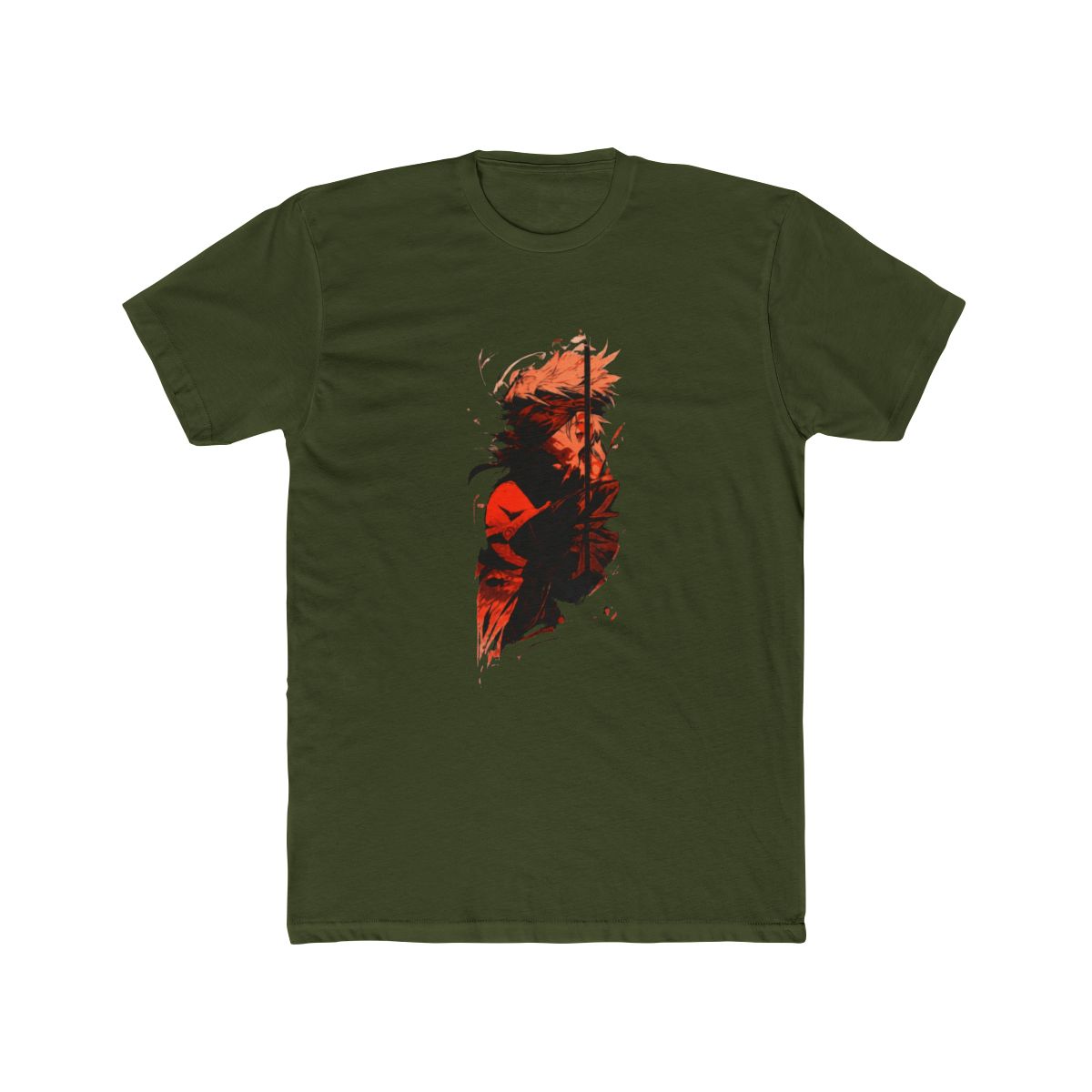 Hawks My Hero Academia Red Sunset T Shirt - alternate angle 3, merchandise