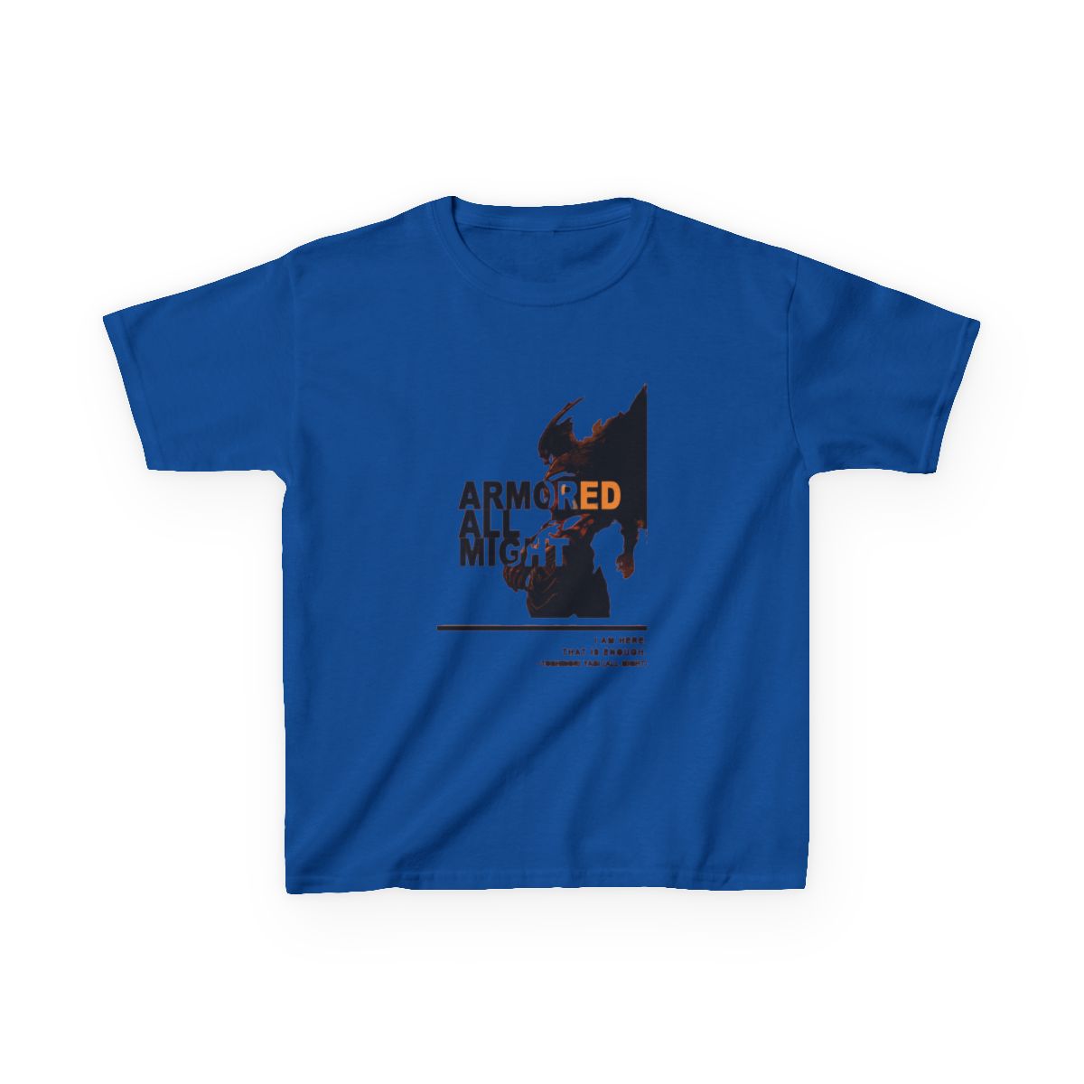 Armored All Might - My Hero Academia Kids T-Shirt - alternate angle 5, merchandise