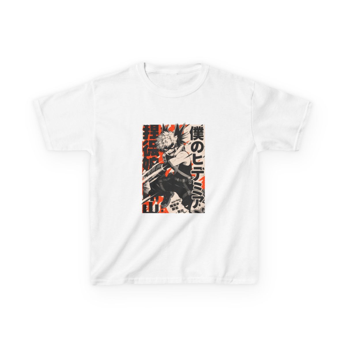 Fire Explosion Teen Hero Duotone T-Shirts Kids T-Shirt | My Hero Academia